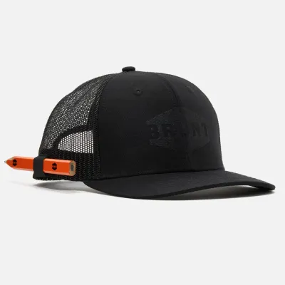 BRG11000-001 BRUNT Black Flat Brim Snapback-Default  Title