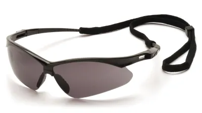 SB6320STP Pyramex - PMXTREME - Black Frame/Gray Anti-Fog Lens with Black Cord