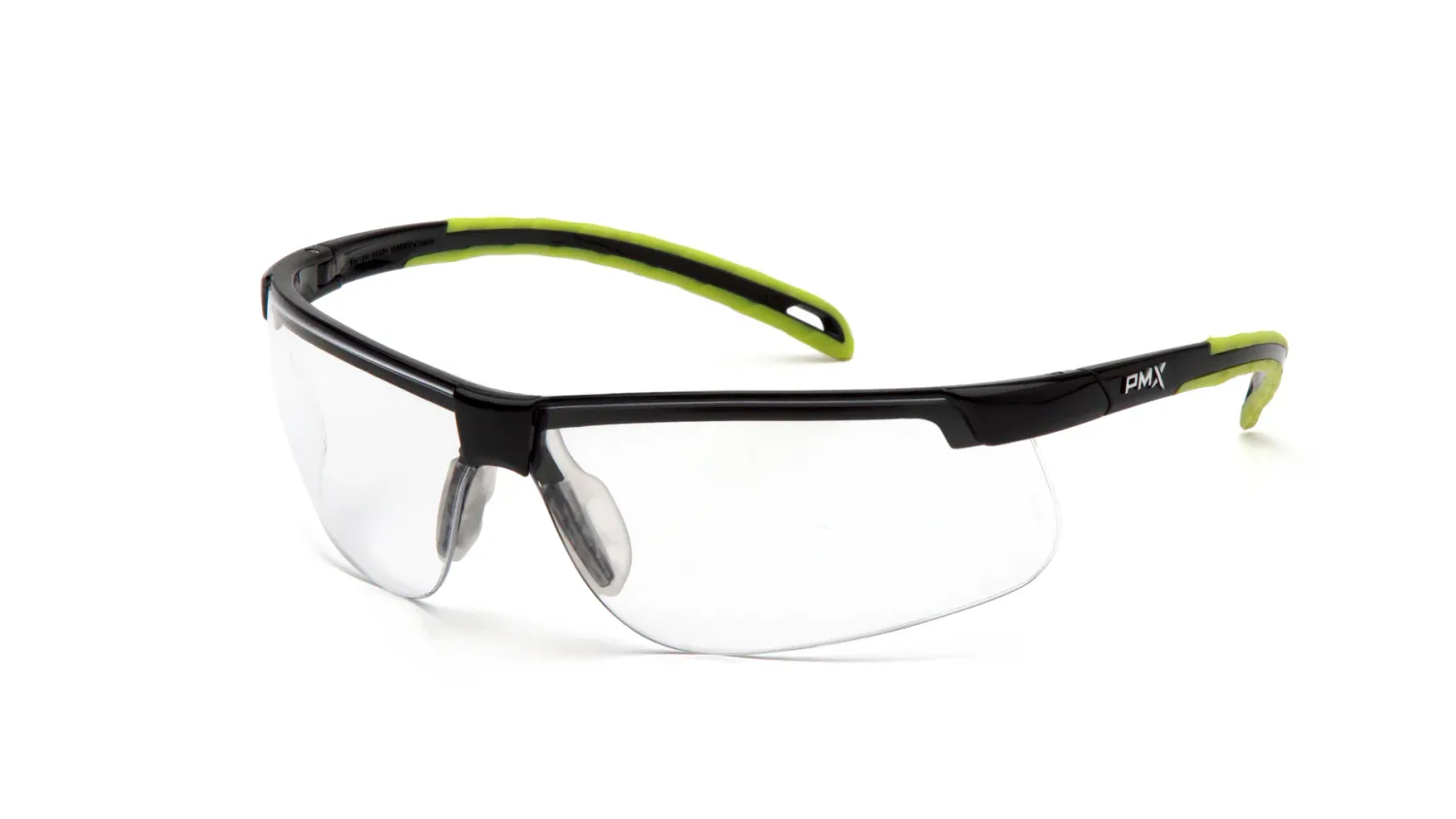 SBL8610DTM Pyramex-Ever-lite- Blk Lime Frame Clear H2MAX