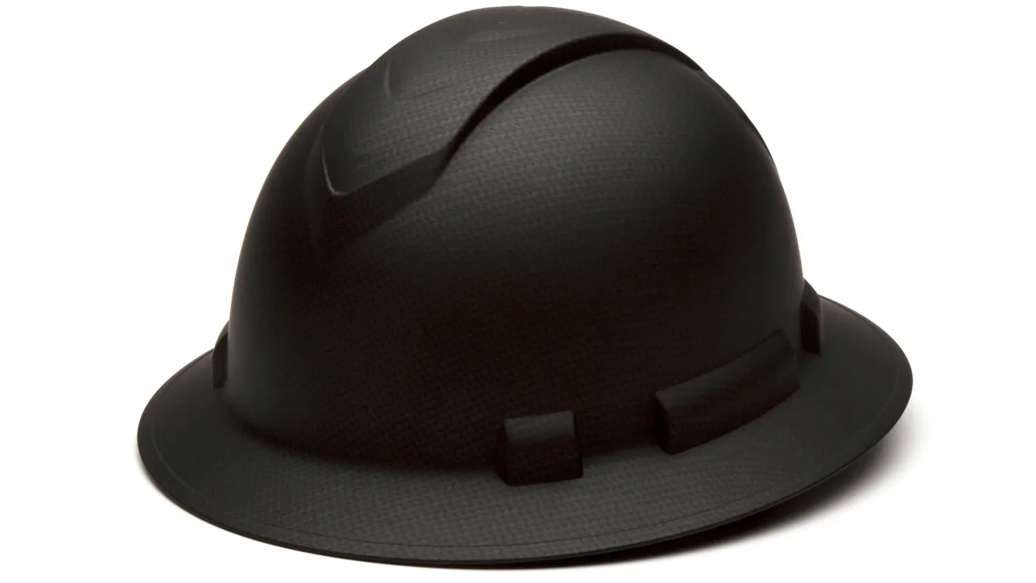 HP54117 Pyramex - Ridgeline Hard Hat - Graphite-Ridgeline Full Brim 4 Pt Ratchet Suspension