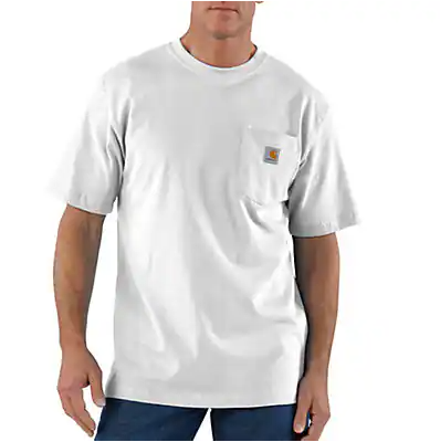 K87 WHT CARHARTT Loose Fit Heavyweight SS TShirt