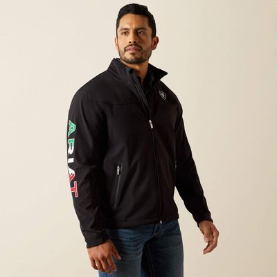 10031424 ARIAT MNS NEW TEAM SOFTSHELL MEX JKT BLAC