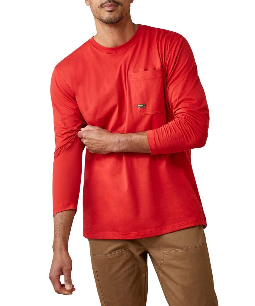 10046186 ARIAT MNS REBAR WKMN REF FG GPHC LS T-SH