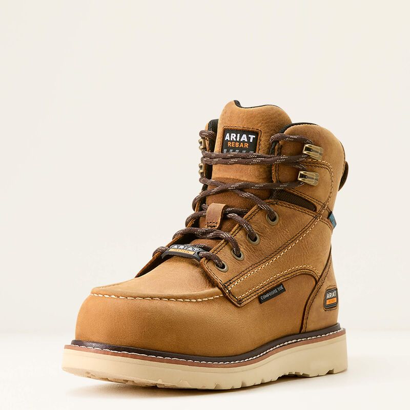 10053717 ARIAT WMS REBAR WEDGE MOC TOE H2O CT ATQ