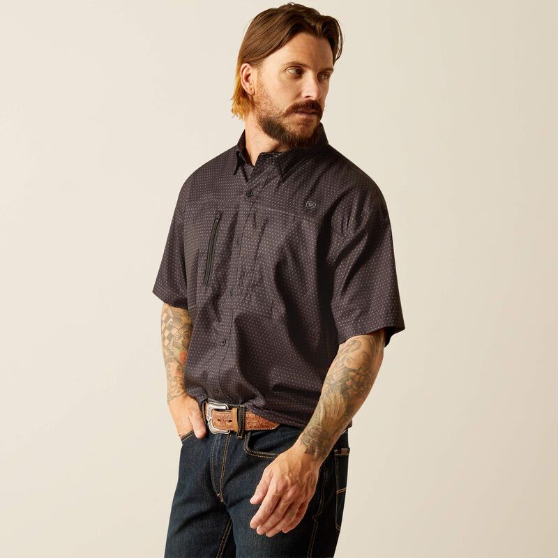 10055242 ARIAT MNS VENTTEK SS SHRT BLACK