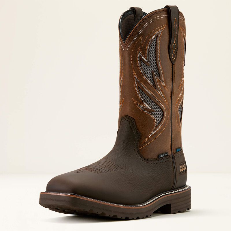 10061119 ARIAT MNS ACTIVATOR VENTTEK H2O ST BRN/WK