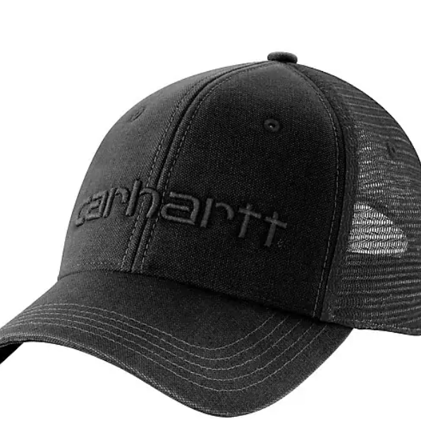 101195 001 CARHARTT Canvas Mesh Back Logo Graphic Cap