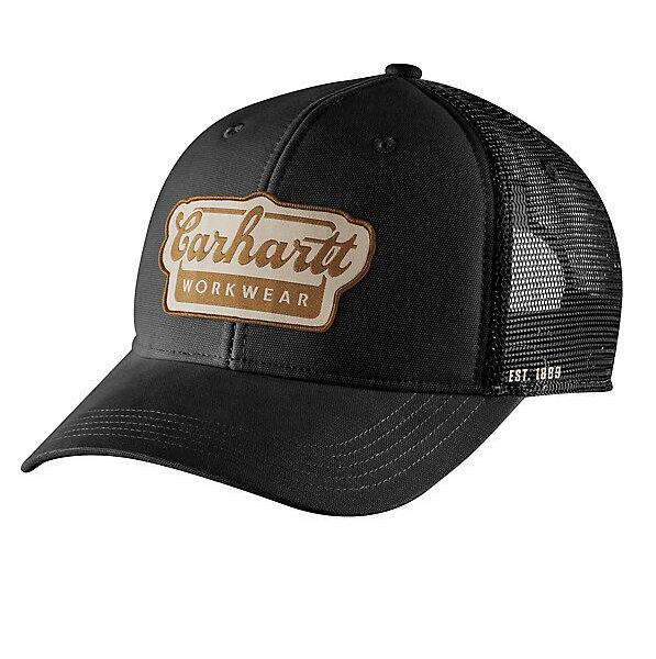 106738-N04 CARHARTT Rugged Flex™ Twill Mesh-Back Script Patch Cap