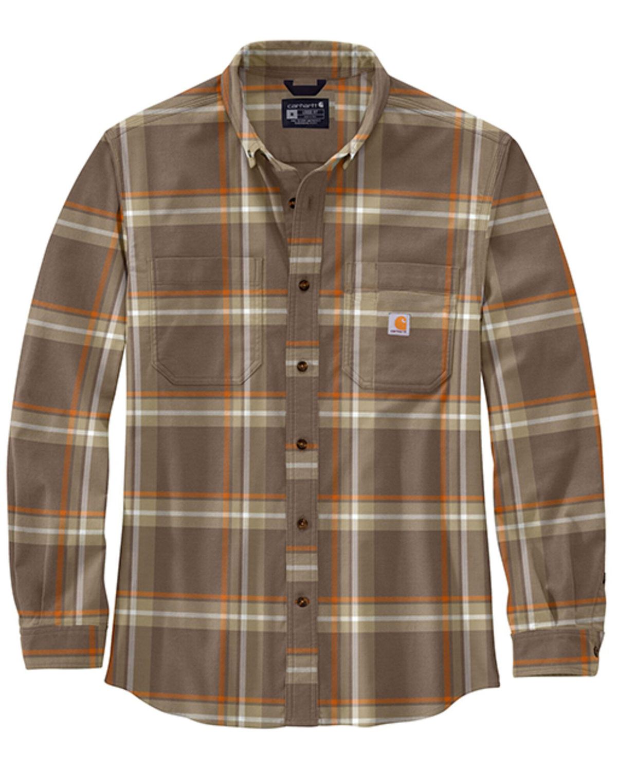 105945 B57 CARHARTT Rug Flex Relax  Fit MW Flannel