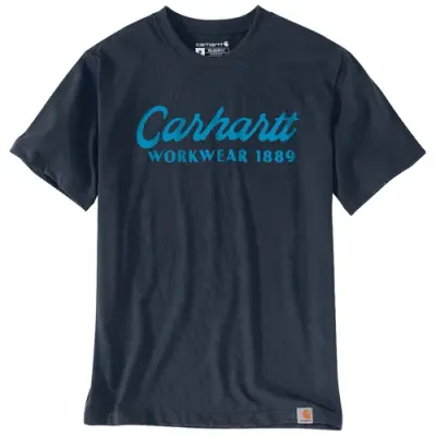106158 NVY CARHARTT Loose Fit Heavyweight SS Tshir
