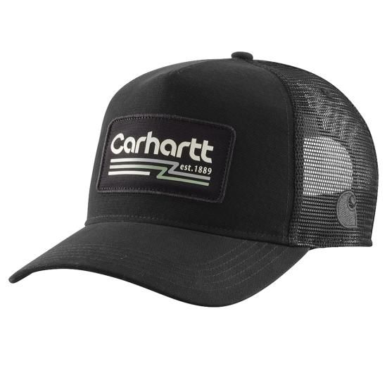 106342-N04 CARHARTT Canvas Mesh-Back 1889 Patch Cap