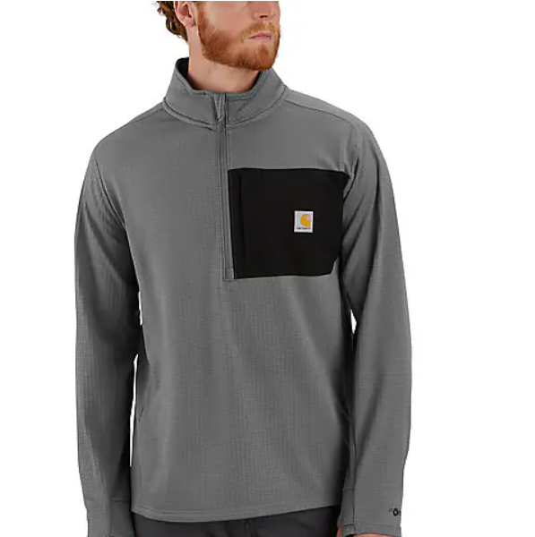 106423-STL CARHARTT Force Relaxed Fit Mock Neck Ha