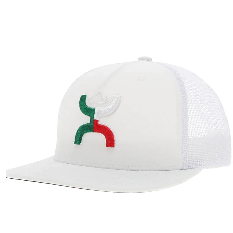 2318T WH HOOEY  BOQUILLAS HAT WHITE W/HOOEY LOGO