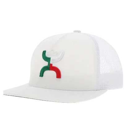 2318T WH HOOEY  BOQUILLAS HAT WHITE W/HOOEY LOGO