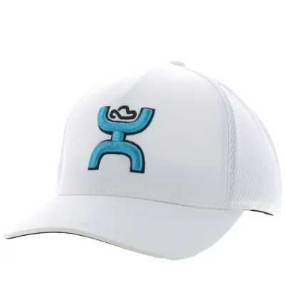 2312WH Coach Hooey  White  5Panel Flexfit