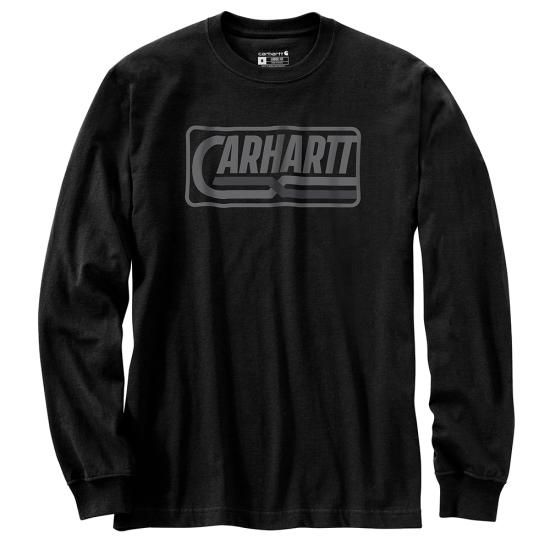 107039-BLK CARHARTT Loose Fit Heavyweight Long-Sle