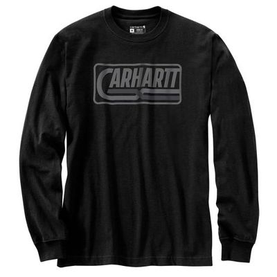 107039-BLK CARHARTT Loose Fit Heavyweight Long-Sle