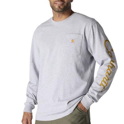 107042-HGY CARHARTT Loose Fit Heavyweight Long-Sle