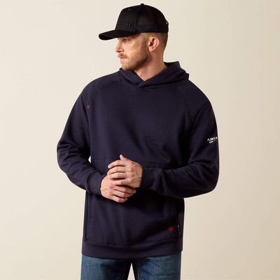 10032830 ARIAT MNS FR REV PULLOVER HOODIE NAVY