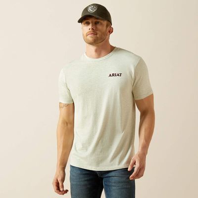 10062412 ARIAT MNS STRAIGHT SHOOTER SS TSHRT OTMLH