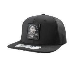 A290002201 Ariat Mens Cap Snap Back Reflective Patch Black