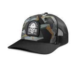 A290001601 Ariat Mens Richardson 112 Cap Snap Back Skull Black