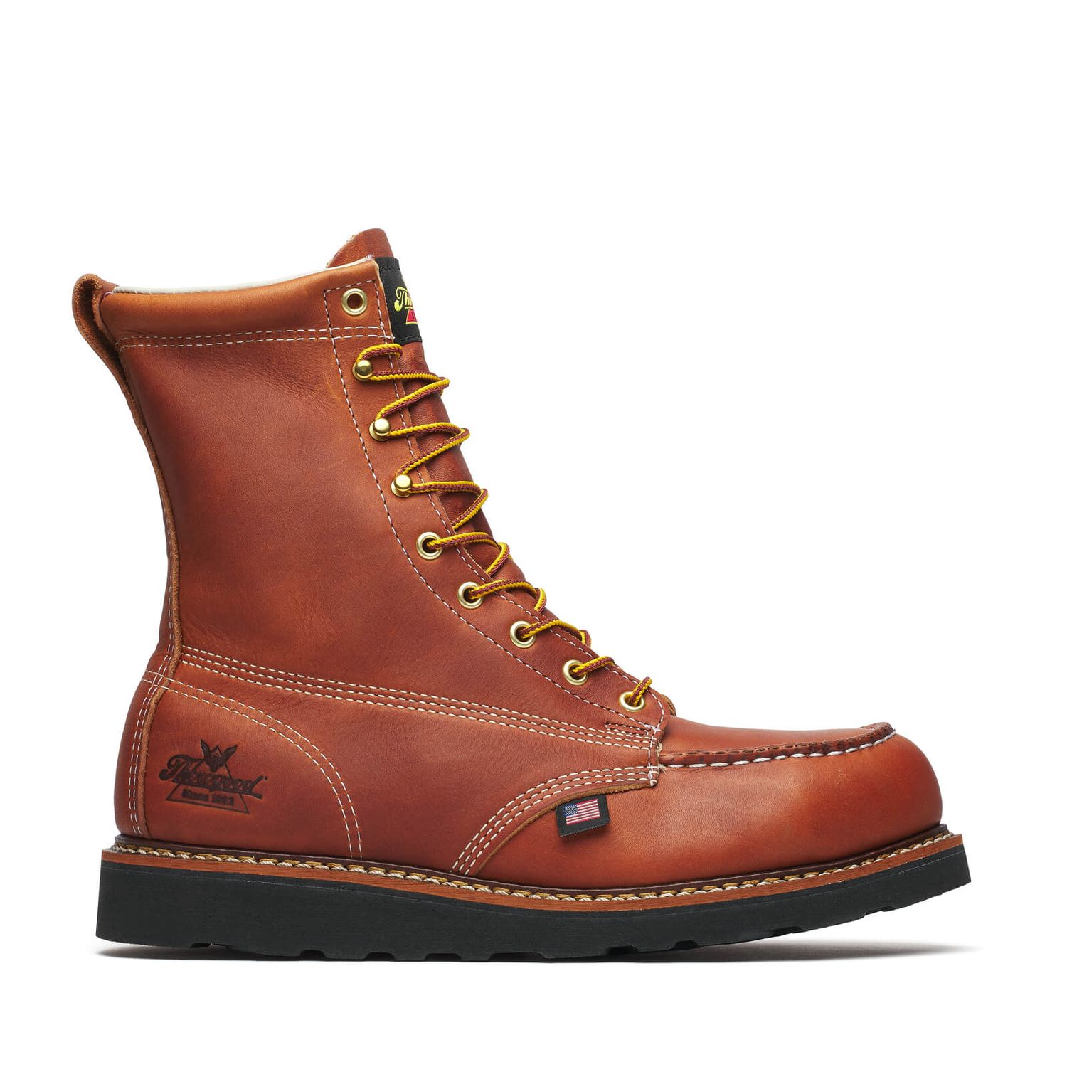 804-4288 THOROGOOD 8IN MOC STEEL TOBACCO BLK PEAK