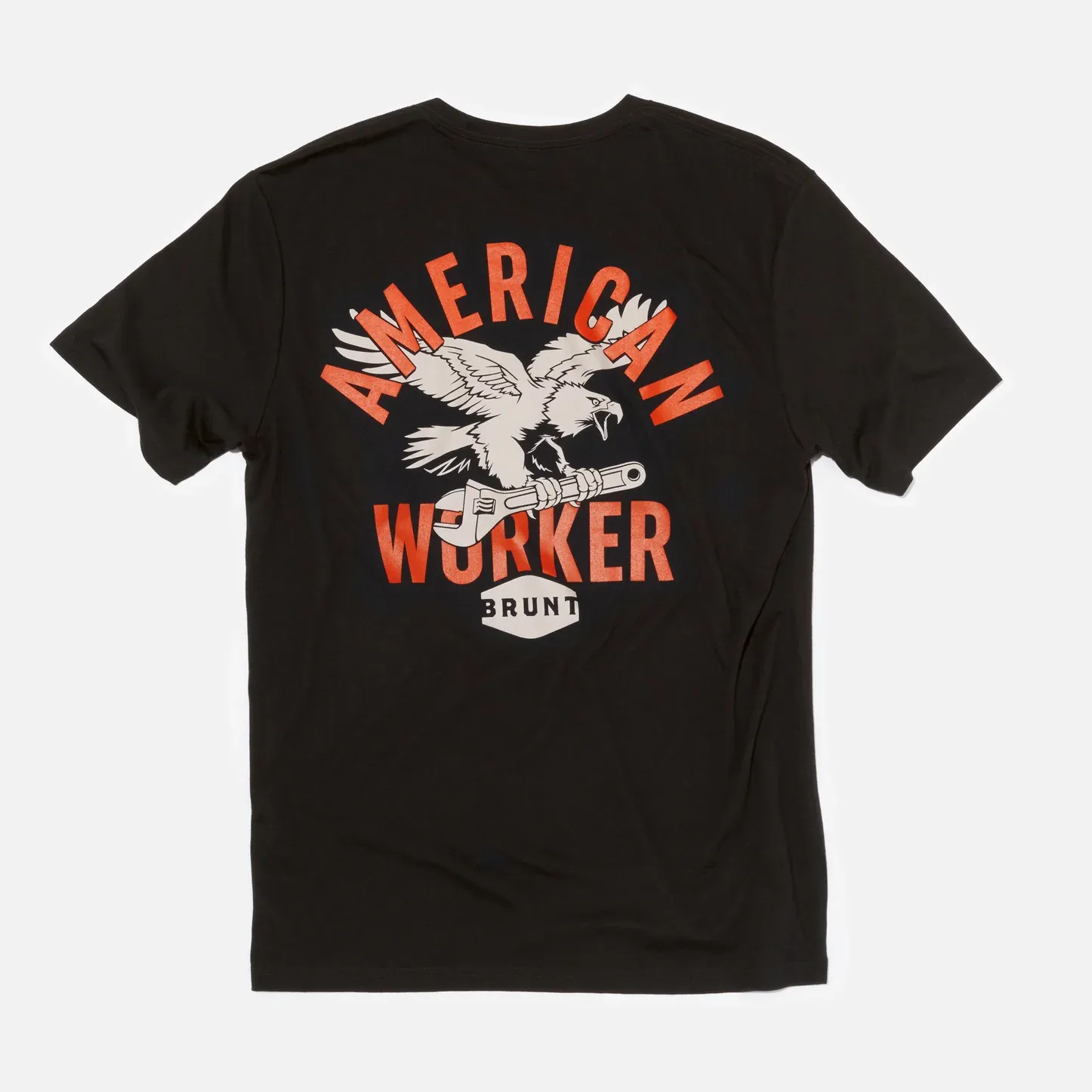 BRA51007-001 BRUNT American Worker SS T-Shirt-Blac