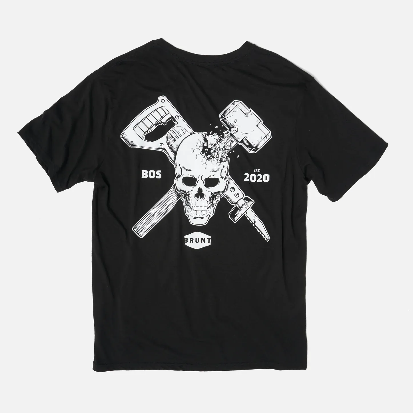BRA51004-001 BRUNT Graphic T-shirt-Demo- Black