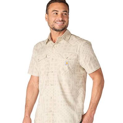 107284-A55 CARHARTT Montana Bozeman Relaxed SS Pla