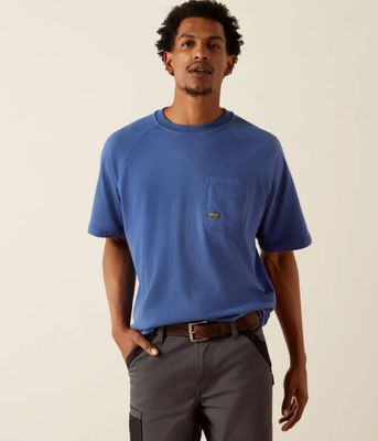 10054507 ARIAT MNS RBR COTTON STRONG LGO SS TSHRT