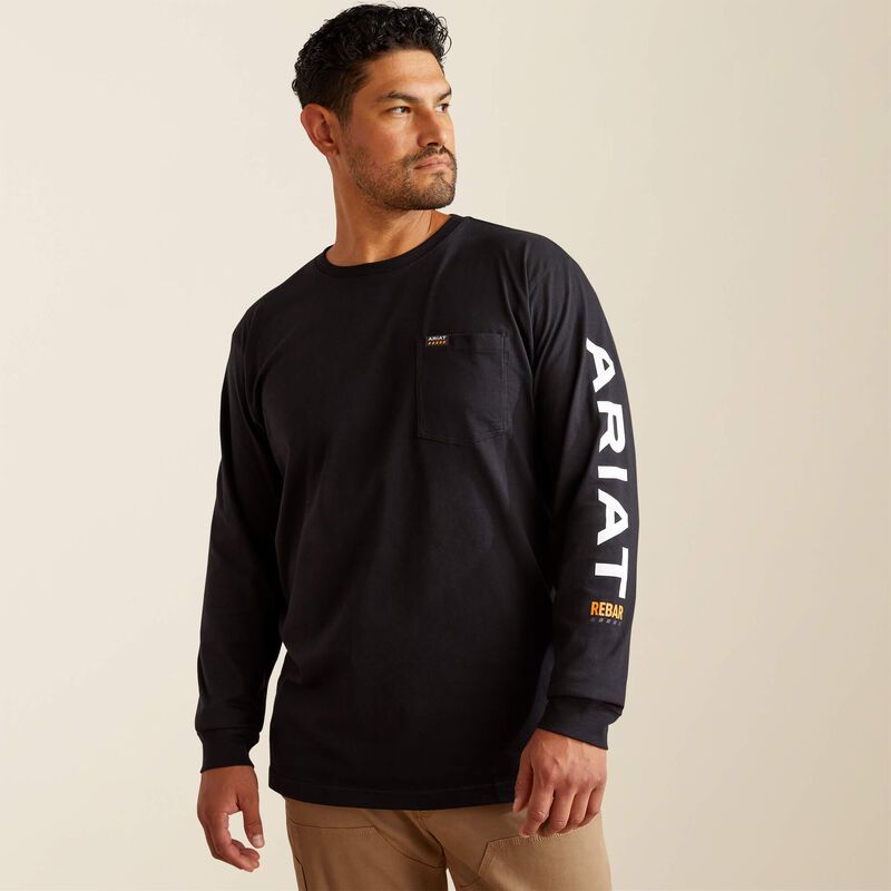 10062752 ARIAT MNS RBR CTNSTRNG STND LG P LS TSHRT