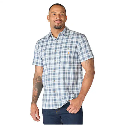 107272-EC2 CARHARTT Bozeman Relaxed SS Plaid Shirt