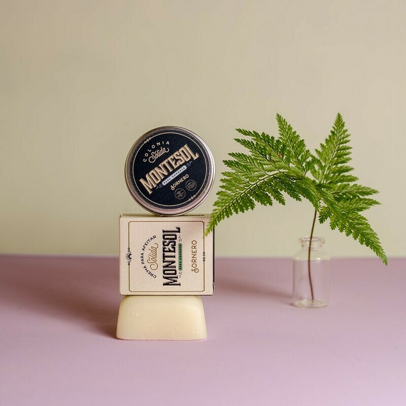 Kit Sornero: Colonia sólida x 40 g + Crema de afeitar sólida x 50 g
