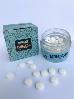 Pastillas de Limpieza Dental sabor Menta x 60 unidades
