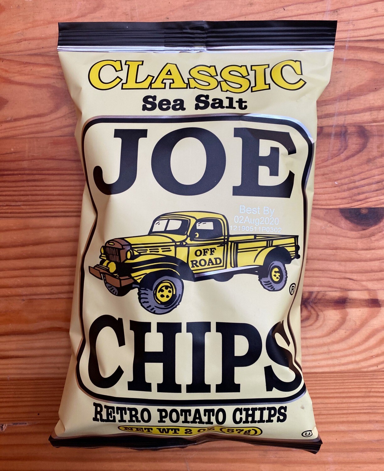 Joe Chips Classic Sea Salt Potato Chips, 2 oz. bag