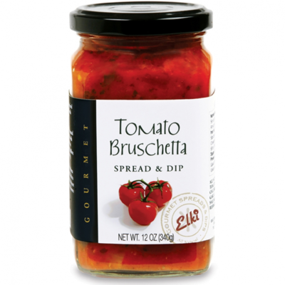 Elki Tomato Bruschetta Spread and Dip
12 oz. Elki Tomato Bruschetta Spread and Dip
12 oz.