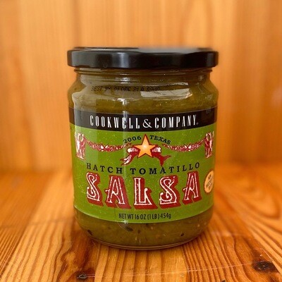 Cookwell & Co. Hatch Tomatillo Salsa,
16 oz. Cookwell & Co. Hatch Tomatillo Salsa,
16 oz.