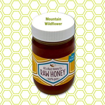 Raw Honey Mountain Wildflower, 16 oz.