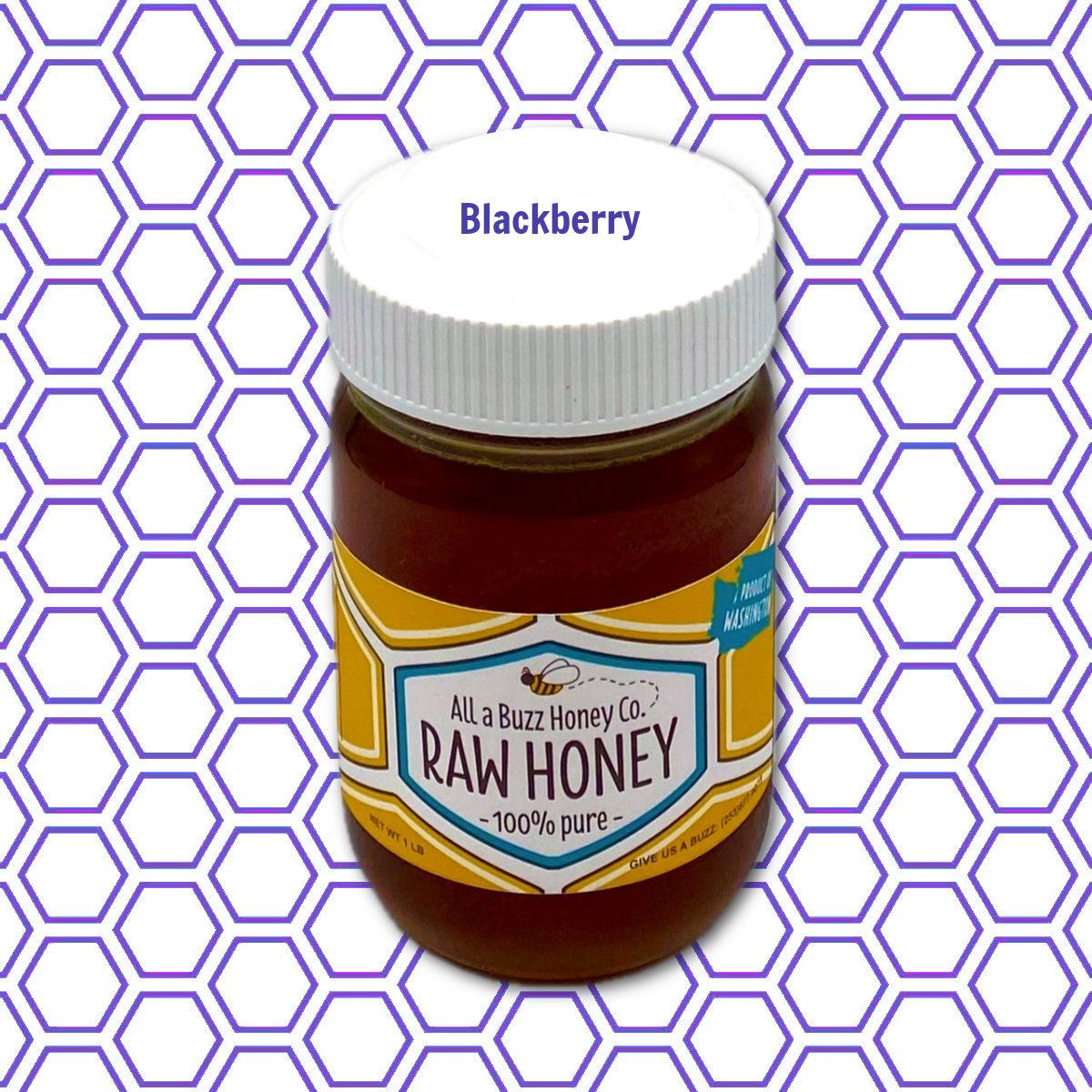 Raw Honey Blackberry, 16 oz.
