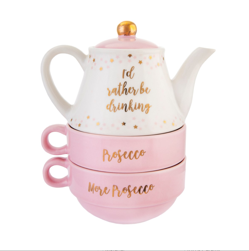 I'd Rather Be Drinking Prosecco Teapot I'd Rather Be Drinking Prosecco Teapot