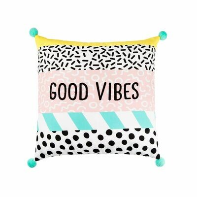 Memphis Modern Good Vibes Cushion Memphis Modern Good Vibes Cushion