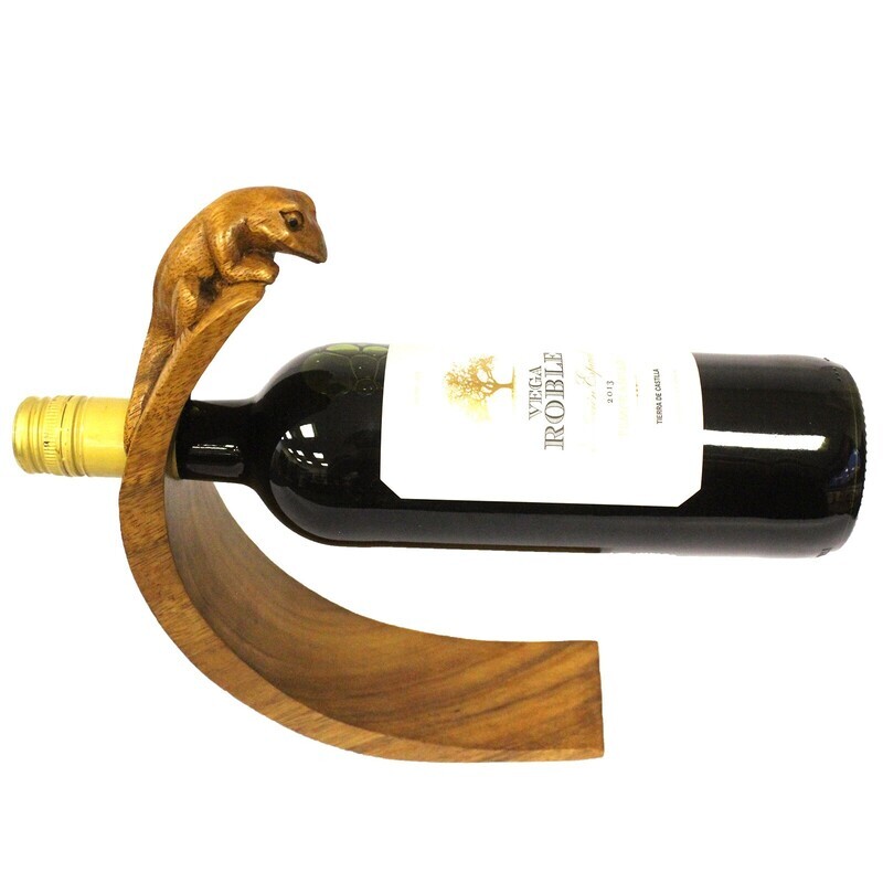 Suar Wood Balance Wine Holders