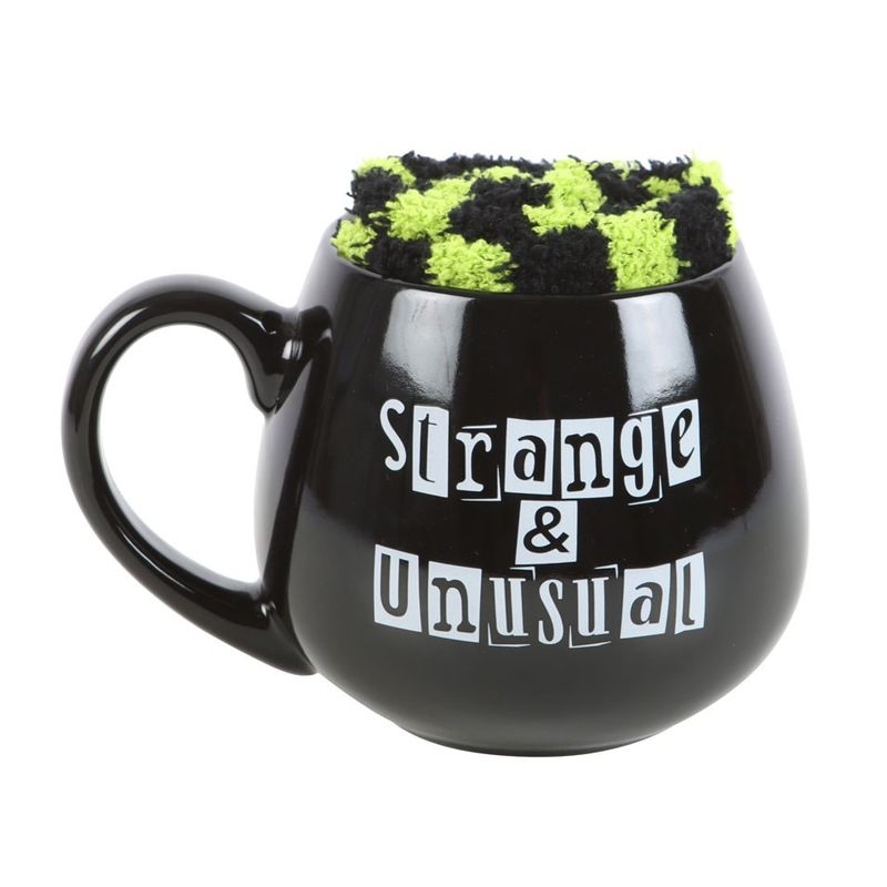 Strange &amp; Unusual Mug and Socks Set