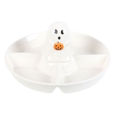 Ghost Chip &amp; Dip Snack Dish