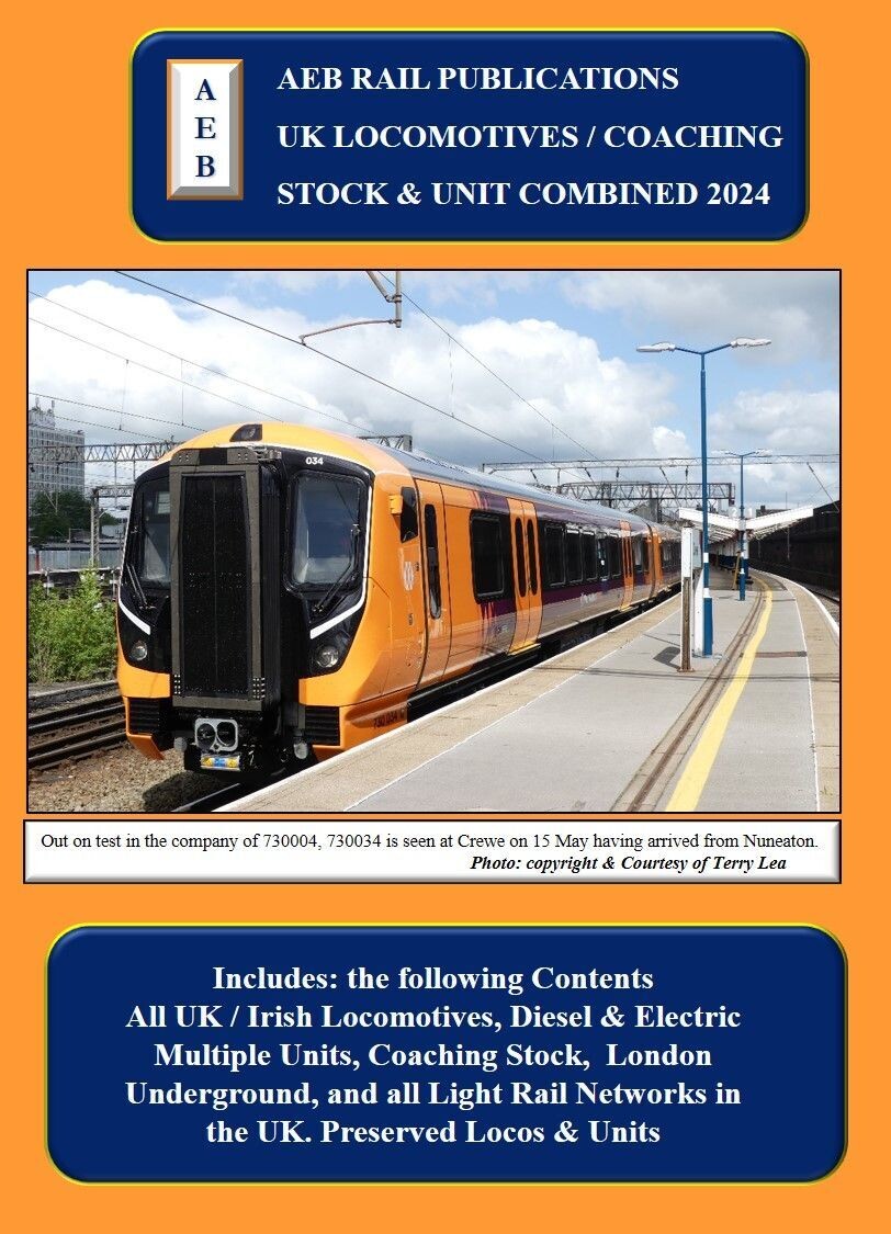 UK Loco & Units Combined 2024 Europe Only