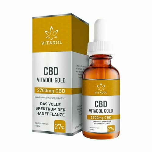 27% (2.700mg) CBD Öl – Vitadol Gold
