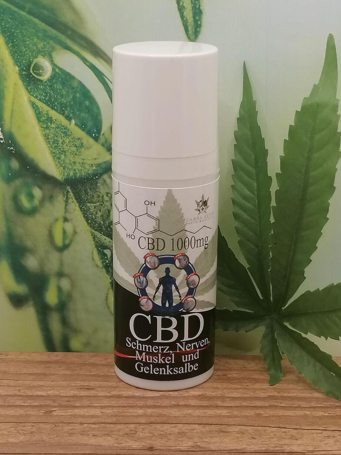 CBD Schmerz-Muskel-Nerven und Gelenksalbe CBD 1000 mg