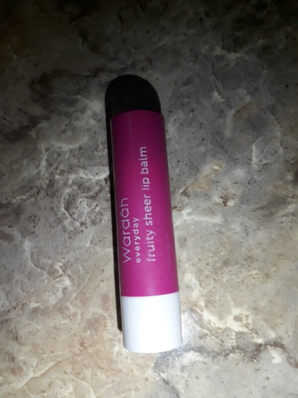 wardah fruity sheer lip balm