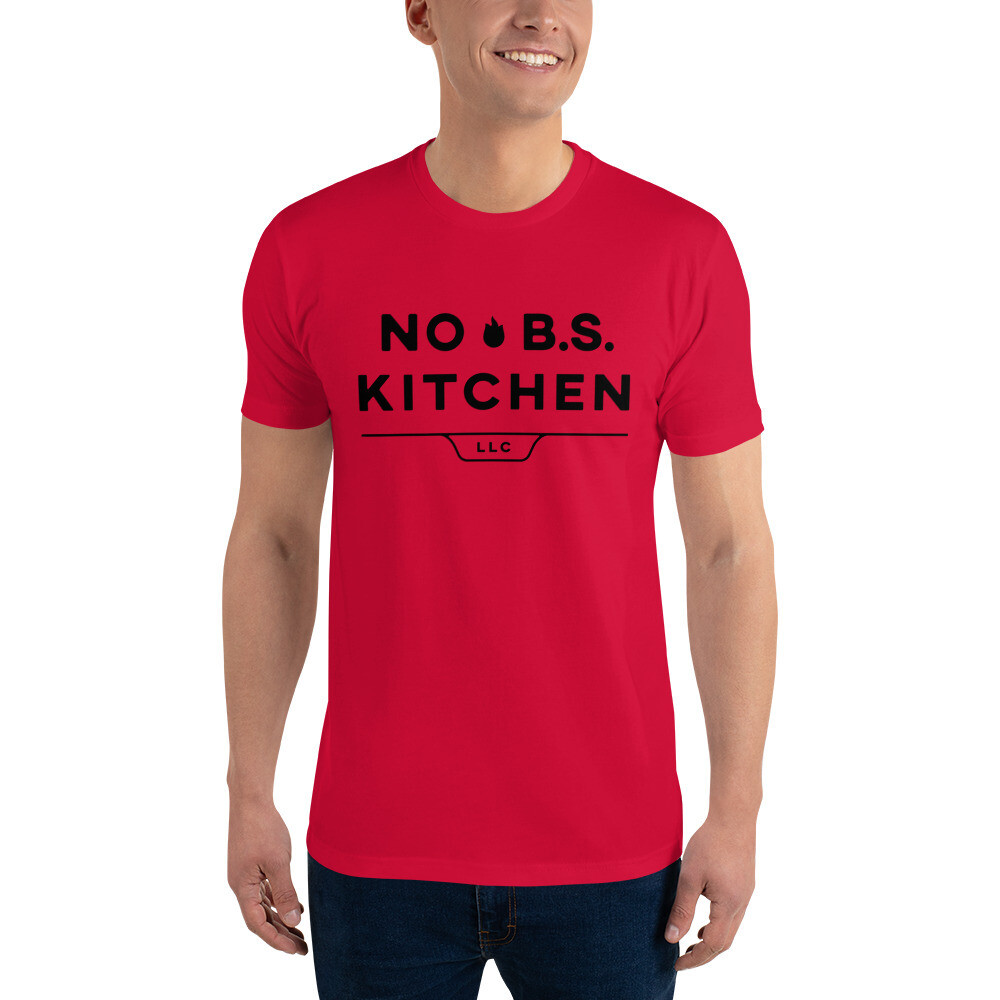 Short Sleeve T-shirt, Color: Red, Size: XS